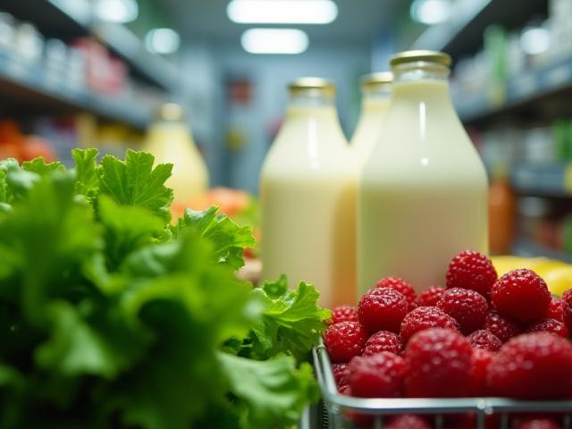 Fresh produce and dairy food logistics